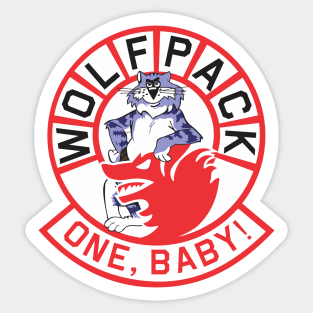 Grumman F-14 Tomcat - Wolfpack - One, Baby! Sticker